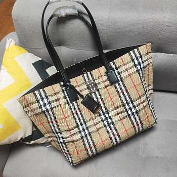 Burberry London Tote Bag Black 34.14.28CM