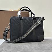 Burberry Tote Bag Black 38.28.6CM - 5