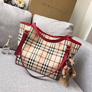 Burberry Tote Bag Red 27.17.26CM - 1