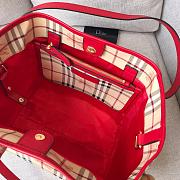 Burberry Tote Bag Red 27.17.26CM - 5
