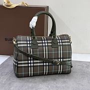 Burberry Tote Dark Green Bag 30.15.21CM - 4