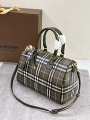 Burberry Tote Dark Green Bag 30.15.21CM - 5
