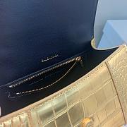 Balenciaga Hourglass Crocodile Gold SIZE 23X15X10CM - 6