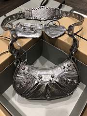 Balenciaga LE Cagole XS Shoulder Bag Dark Grey 26x16x6.5cm - 1