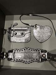 Balenciaga LE Cagole XS Shoulder Bag Dark Grey 33X16X8.4cm - 3