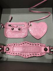 Balenciaga LE Cagole XS Shoulder Bag Pink 33X16X8.4cm - 5