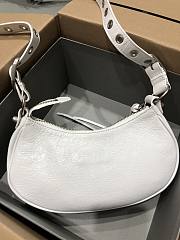Balenciaga LE Cagole XS Shoulder Bag White 26x16x6.5cm - 6
