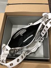 Balenciaga LE Cagole XS Shoulder Bag White 33X16X8.4cm - 5
