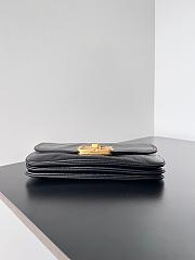 Balenciaga Soft Flap Bag In Black Gold SIZE 23.5X24.8X3CM - 3