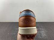 Air Jordan 1 Low SE Phantom Repaired Denim Swoosh FZ5042-041 - 2