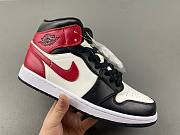 Air Jordan 1 Mid Gym Red Off Noir BQ6472-160 - 4