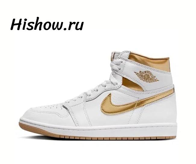 Air Jordan 1 Retro High OG Metallic Gold FD2596-107 - 1