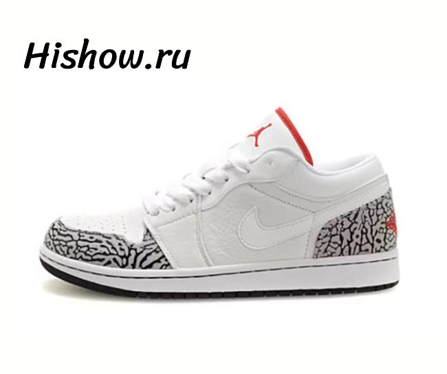 Air Jordan 1 Phat Low Cement Grey 338145-162 - 1