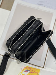 Dior Blue Oblique Jacquard Pouch 18x12x5CM - 5