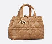 Dior Toujours Bag Tan Macrocannage Calfskin 28x21x17cm - 1