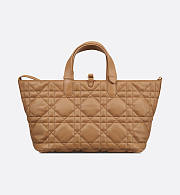 Dior Toujours Bag Tan Macrocannage Calfskin 28x21x17cm - 3