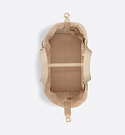 Dior Toujours Bag Powder Beige Macrocannage Calfskin 28x21x17cm - 2