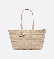 Dior Toujours Bag Powder Beige Macrocannage Calfskin 28x21x17cm - 3
