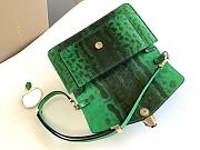 BVLGARI REVERSE FOREVER EAST-WEST GREEN 22X15X4.5CM - 6