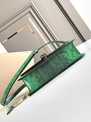 BVLGARI REVERSE FOREVER EAST-WEST GREEN 22X15X4.5CM - 3