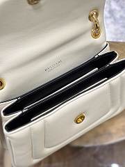 BVLGARI REVERSE MICRO TOP HANDLE BAG CREAM 22.5X15X7CM - 4