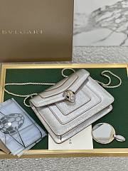 BVLGARI SERPENTI FOREVER BAG SILVER 20x15x5cm - 6