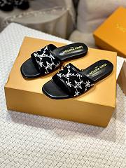 Louis Vuitton Neo Revival Flat Mule Black 1ACSEQ - 1