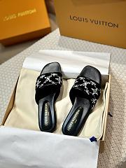 Louis Vuitton Neo Revival Flat Mule Black 1ACSEQ - 4