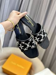 Louis Vuitton Neo Revival Flat Mule Black 1ACSEQ - 2