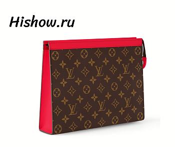 Louis Vuitton Pochette Voyage MM M82857 Red 27x21x6 cm