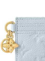 LV Charms Card Holder Bleu Olympe - 2