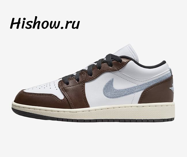 Air Jordan 1 Retro Low SE Brown Blue Grey FQ8156-142 - 1