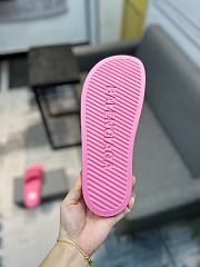 Balenciaga Pool Slide Sandal In Fluo Pink - 5