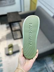 Balenciaga Pool Slide Sandal In Olive - 3