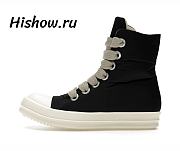 Rick Owens DRKSHDW Jumbo Puffer High Top Black DU01D1818BRW2 9811 - 1