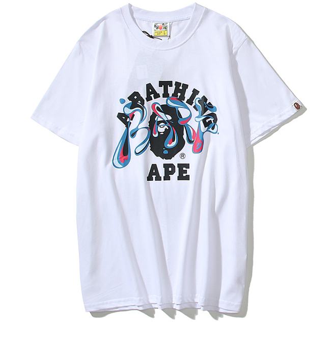 BAPE T-shirt White BP517 - 1