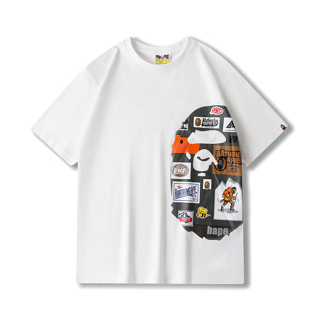 Bape T-shirt White BP545 - 1