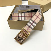 Burberry Knight Belt Beige Gold - 4