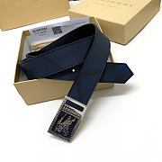 Burberry Knight Belt Black Silver - 5