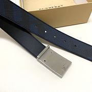 Burberry Knight Belt Black Silver - 3