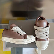Rick Owens Jumbo Lace Padded Low Brown Milk - 3