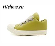 Rick Owens Jumbo Lace Padded Low Avocado - 1