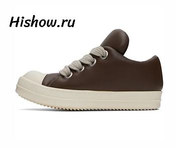 Rick Owens Jumbo Lace Padded Low Brown Milk