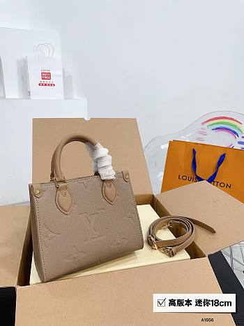 LV OnTheGo BB Beige Size 18 x 15 x 8.5 cm