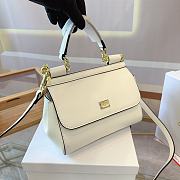 D&G Borsa a Mano White Size 13 x 19 x 6CM - 1