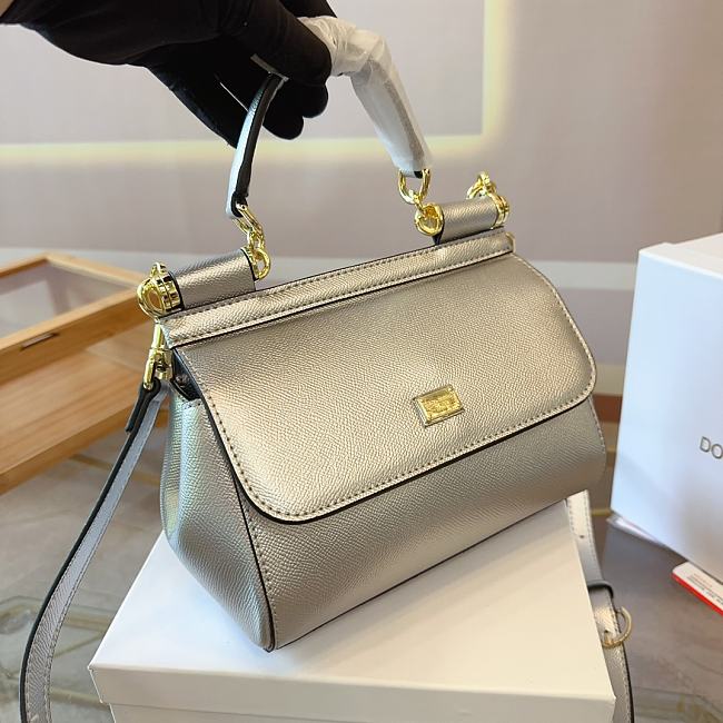 D&G Borsa a Mano Silver Size 13 x 19 x 6CM - 1