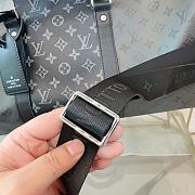 LV Keepall Bandoulière Black Grey 50 Size 50 x 29 x 23cm - 3