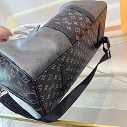 LV Keepall Bandoulière Black Grey 50 Size 50 x 29 x 23cm - 5