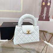 Chanel Nano Shiny Calfskin White Size 19x13x6cm - 1