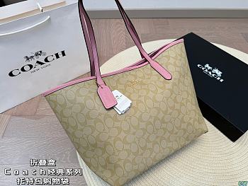 Coach City Tote Bag In Signature Canvas 30CM